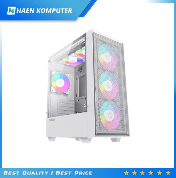 Case GameMax Storm White Mid Tower Chasis ATX/m-ATX/ITX