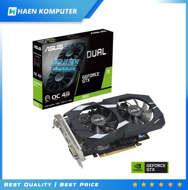 Asus GeForce GTX 1650 4GB GDDR6 Evo Dual OC Edition