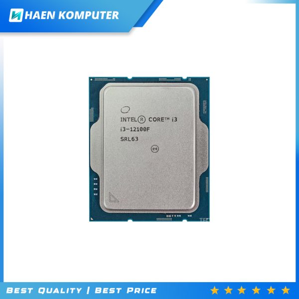 Intel Core i3 12100F 4.40GHz 6 Cores 12 Threads Tray